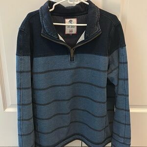 Fat Face Rugby quarter zip w corduroy collar. Perfect Condition!!